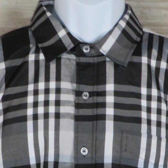 True Rock* Men's Short Sleeve Button Down Curved Hem Chest Pocket Shirt~Size XXL - Picture 10 of 11